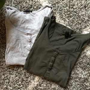 Basic long sleeve top pack